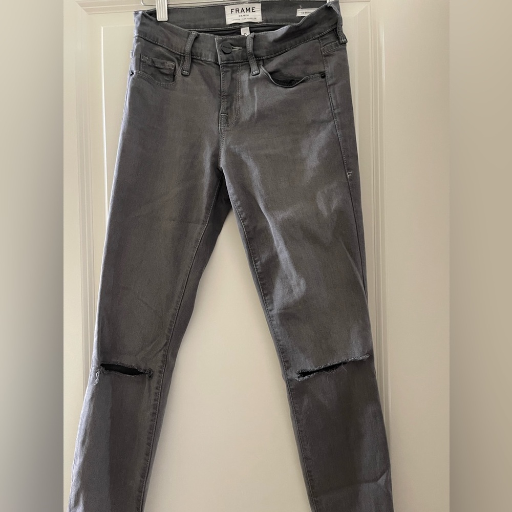 Frame Denim - Le skinny de Jeanne in grey - Picture 3 of 4